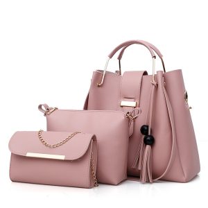 Cross-Border Handbags 2023 New European and American Style Women's Handbags Fashionable Single-Shoulder Bucket Bags Mother-Daughter Set