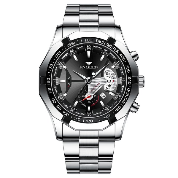 Fenzun Watch Waterproof Non-mechanical Watch Large Dial Watch - Image 3