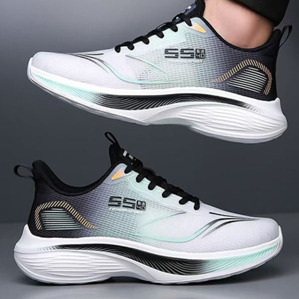 Sports Shoes for Men in Summer, Ice Mesh Breathable Running Shoes - Image 3