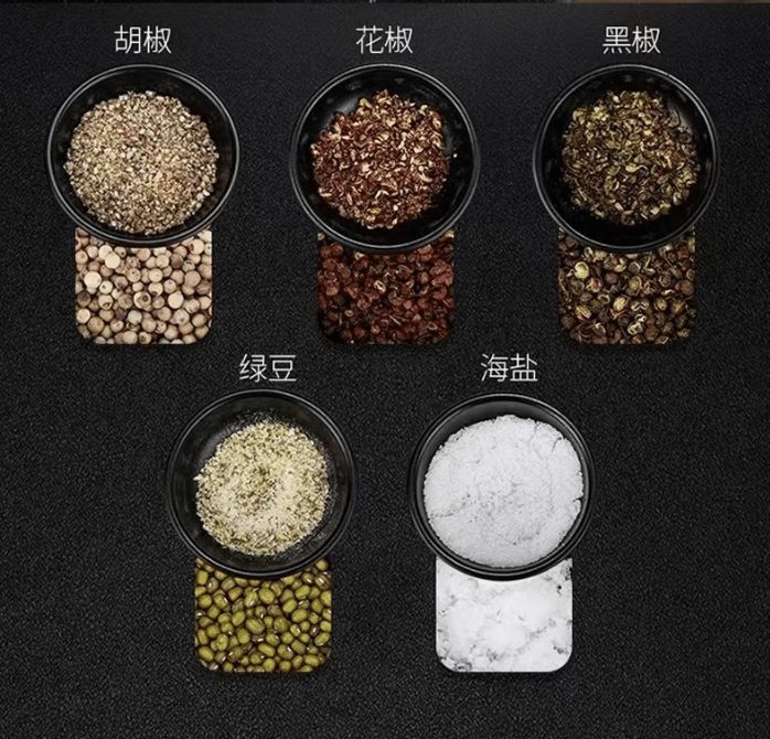 grinder bidirectional manual black pepper grinder sea salt Fiber grinding bottle glass seasonings bottle - Image 5